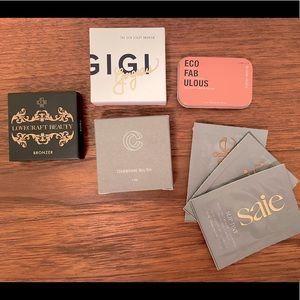 Bronzer blush bundle + Glossier bag